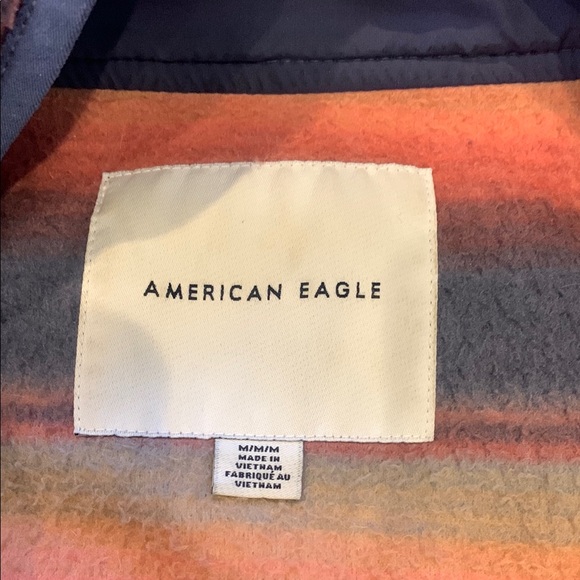 American Eagle Outfitters Multicolor Fleece Jacket - Picture 2 of 4